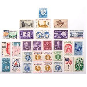 1960 United States Commemorative Stamp Year Set